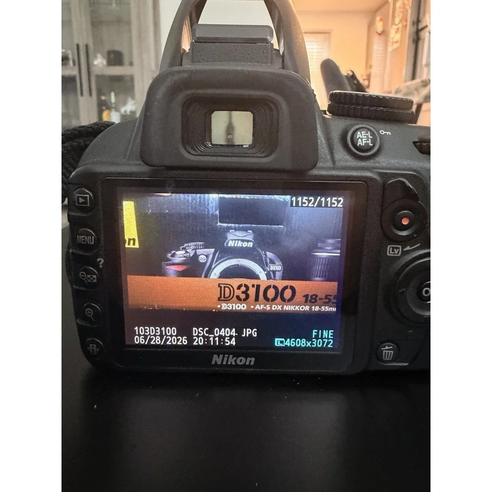 Nikon D3100 Digital SLR Camera with 18-55mm VR Len Kit With Box And Charger